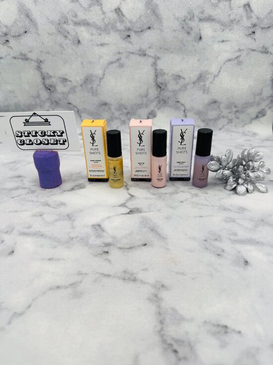 Yves Saint Laurent Other - Yves Saint Laurent Skincare Set-Pure Shots Light Up,Reboot Serum,7ml-3pc-BOX-NEW